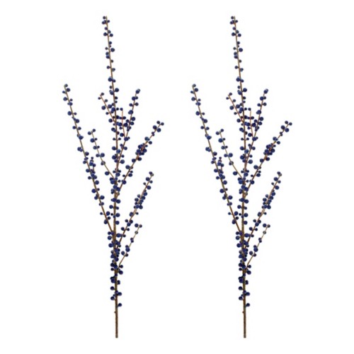 Melrose International Blue Berry Spray (Set of 6)