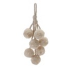 Allstate Floral 4in Glass Ball Ornament with Diamond Bow