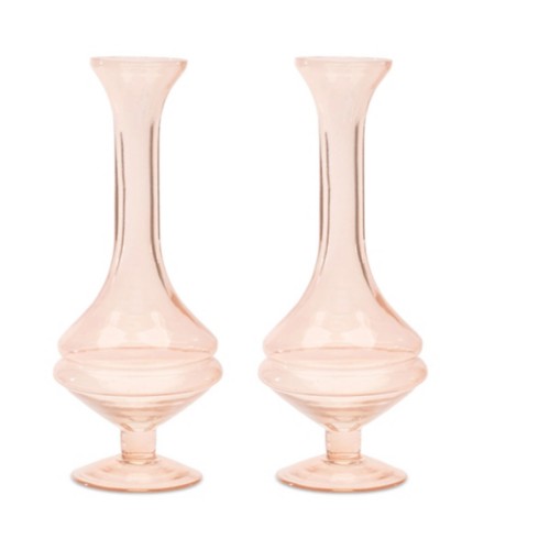 Melrose International Stoneware Bud Vase (Set of 2)
