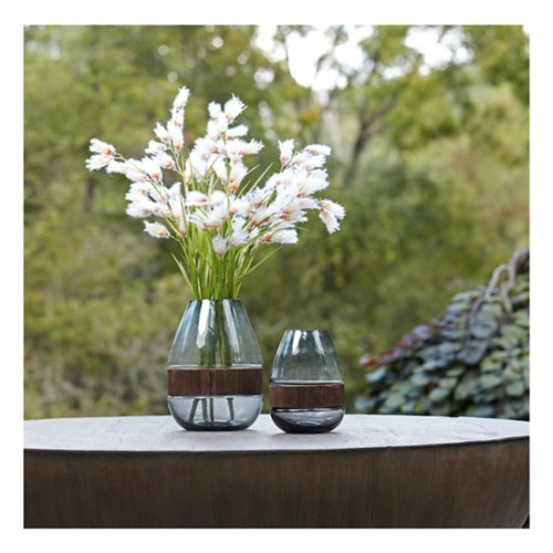 Melrose International Grey Pitcher Vase 12