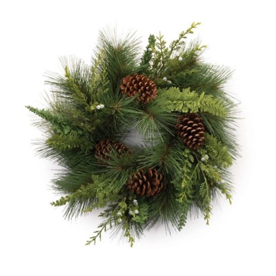 Melrose International Mixed Pine Cedar Wreath 18"D