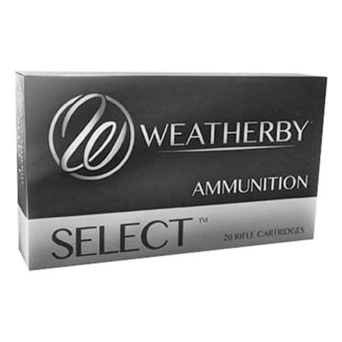 Weatherby Select Hornady InterLock SP Rifle Ammunition 20 Round Box