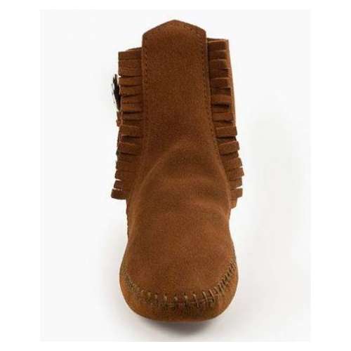 Women's Minnetonka Two Button Softsole Bootie Slippers