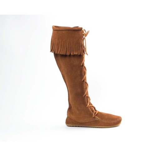 Women's Minnetonka Front Lace Knee High Boots - Primary Image