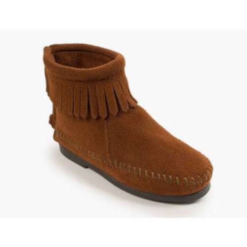 Little Kids' Minnetonka Back Zip Hardsole Boots