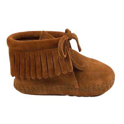 Toddler Minnetonka Classic Fringe Bootie Slippers