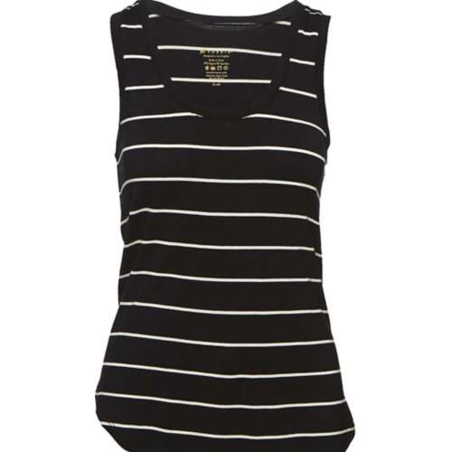 Women's Fornia Striped Easy Fit Racer Tank Top