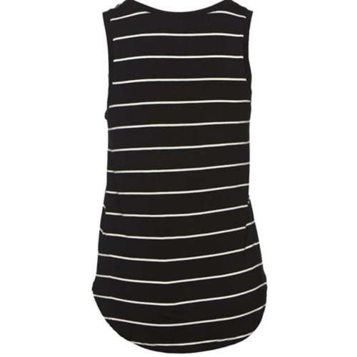 Women's Fornia Striped Easy Fit Racer Tank Top