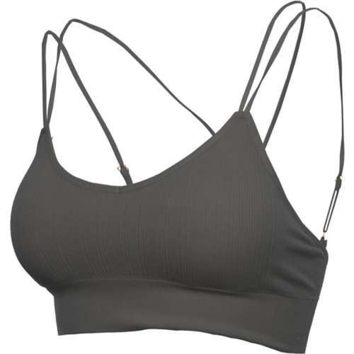 Women's Fornia Ribbed Strappy Rib Bralette