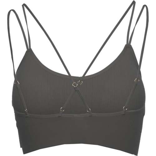 All Day Rib Bralette - Black - Muscle Nation