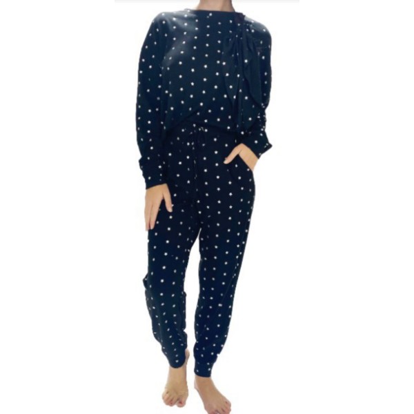 Women's Fornia Hacci Printed Soft Brushed Lounge Top product image
