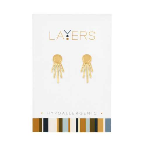 Women's Layers Chandelier Stud Earrings