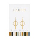 Women's Layers Circle Dangle earrings