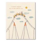 Compendium I Cannot Imagine My World Without You Card - Thumbnail 2 of 4