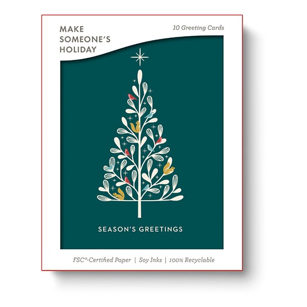 Compendium Holiday Tree Season's Greetings Cards