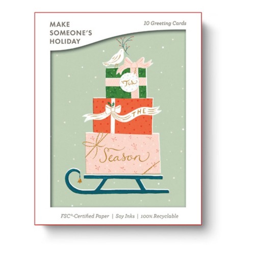 Compendium Gifting Sleigh 'Tis The Season Cards - Primary Image
