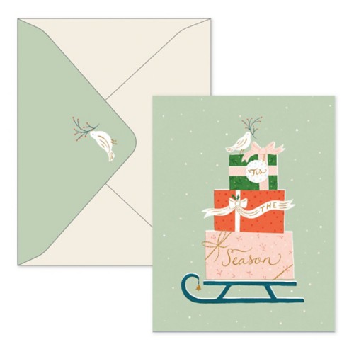 Compendium Gifting Sleigh 'Tis The Season Cards - Primary Image