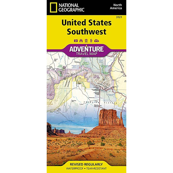 National Geographic Maps National Geographic Southwest Adventure Travel Map
