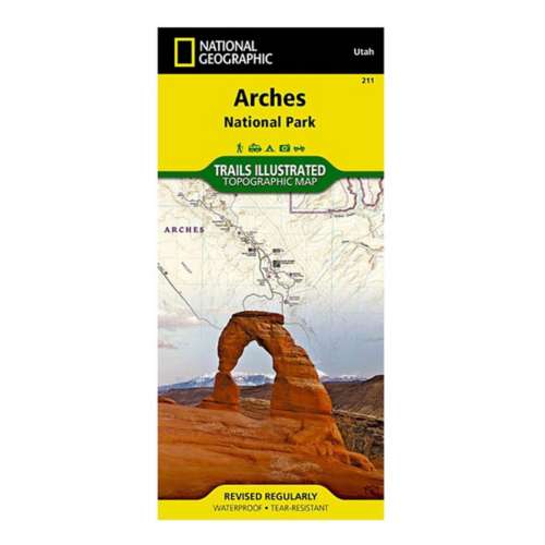Liberty Mountain Arches National Park #211 Topographic Map