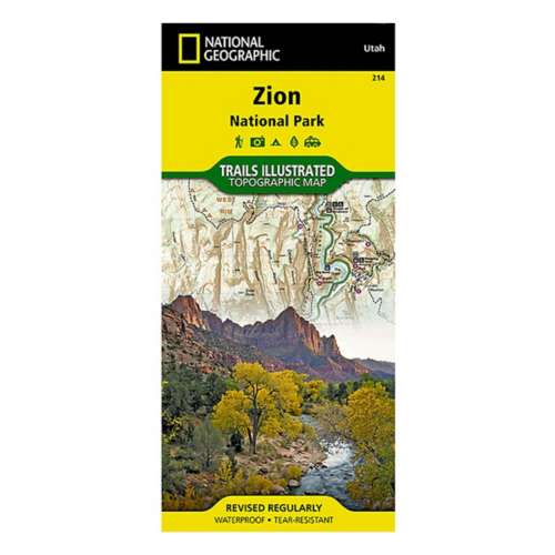 Liberty Mountain Zion National Park #214 Topographic Map