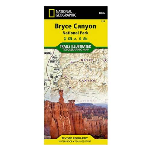 Liberty Mountain Brayce Canyon National Park #219 Topographic Map