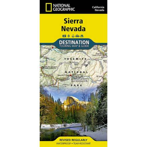 National Geographic Sierra Nevada Map
