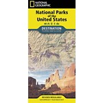 National Geographic Maps National Parks Of The US Map - Thumbnail 1 of 3