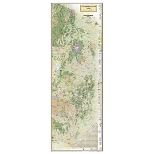 National Geographic Continental Divide Trail Map