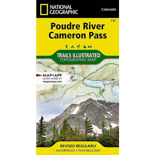 National Geographic Poudre River/Cameron Pass Trail Map