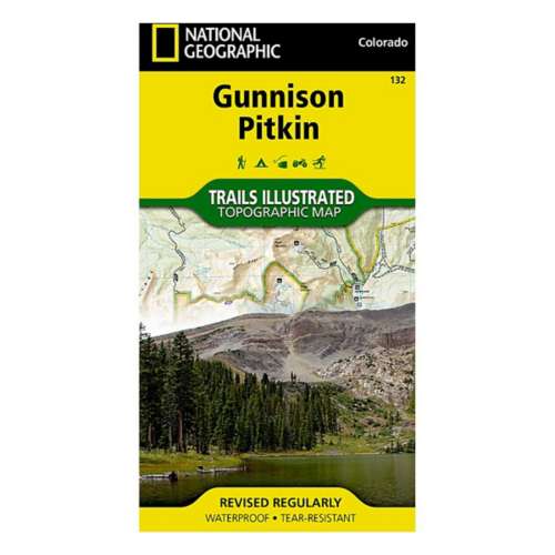 National Geographic Gunnison/Pitkin Trail Map