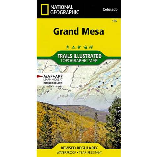 National Geographic Grand Mesa Map
