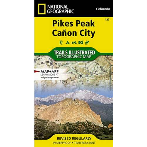 National Geographic Pikes Peak, Cañon City Map