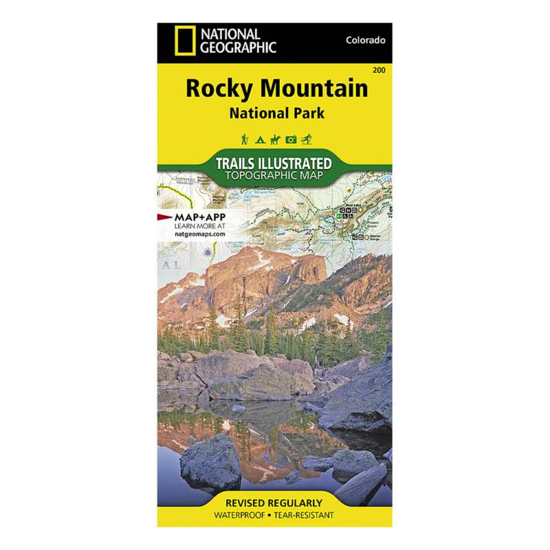 National Geographic Rocky Mountain National Park Map