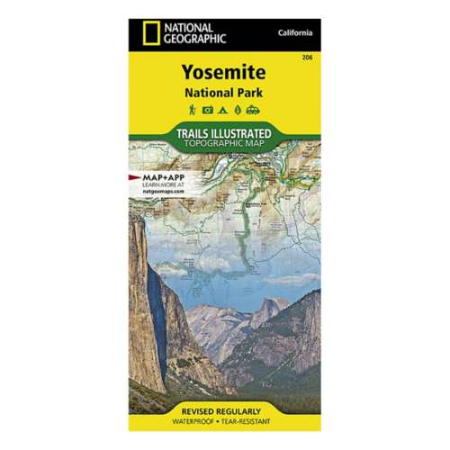 National Geographic Yosemite National Park Map
