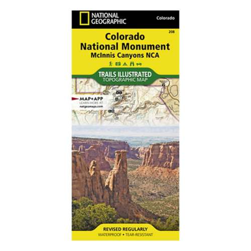 National Geographic 2019 Colorado National Monument McInnis Canyons National Conservation Area Map