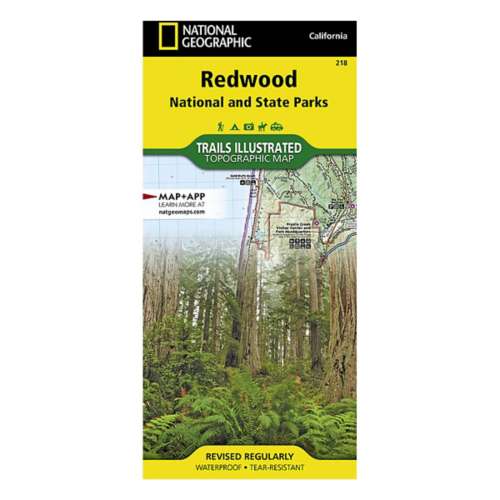 National Geographic Redwood National and State Parks Map