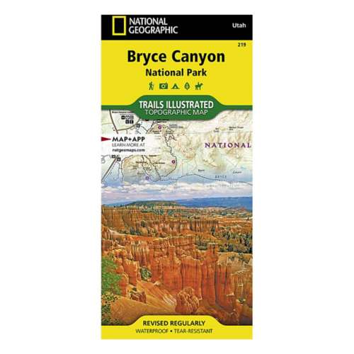 National Geographic Bryce Canyon National Park Map
