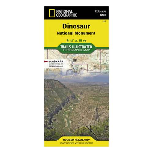 National Geographic 2019 Dinosaur National Monument Map