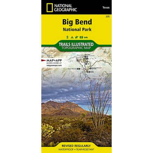 National Geographic Big Bend National Park Map