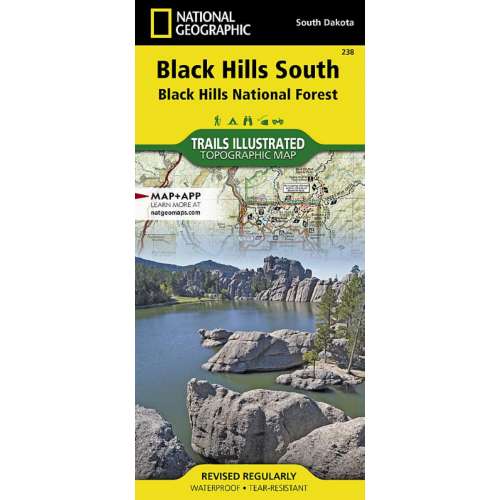 National Geographic Black Hills South Map