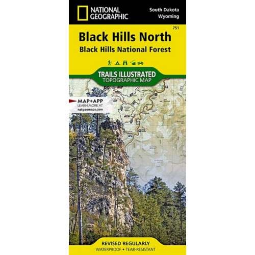 National Geographic Black Hills North Map