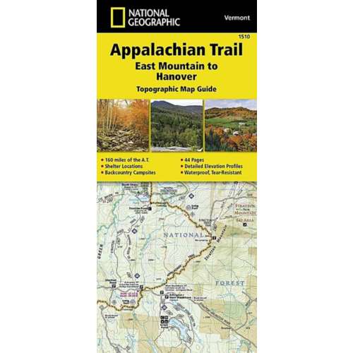 National Geographic Appalachian Trail: East Mountain to Hanover Map