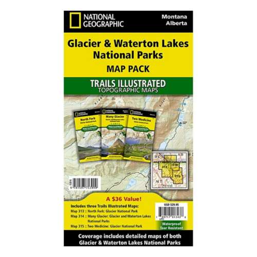 National Geographic Glacier and Waterton Lakes National Parks Pack