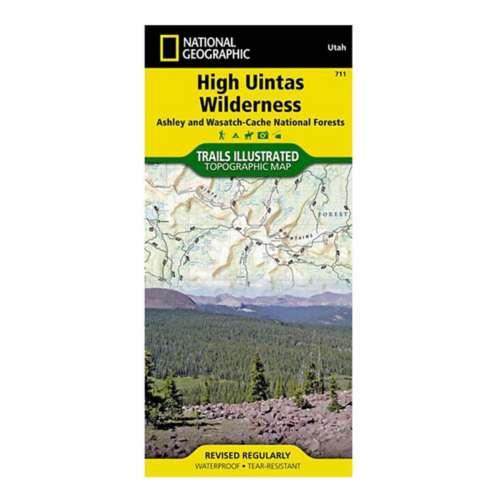 Liberty Mountain High Uintas Wilderness #711 Topographic Map