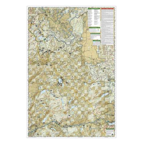 National Geographic Tahoe National Forest East Map