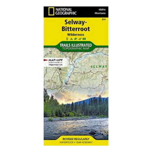 National Geographic 874 Selway-Bitterroot Wilderness Map