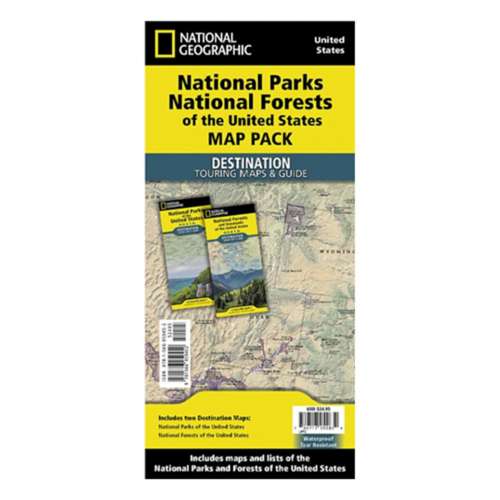 National Geographic National Parks & National Forest of the US (Map Pack Bundle)