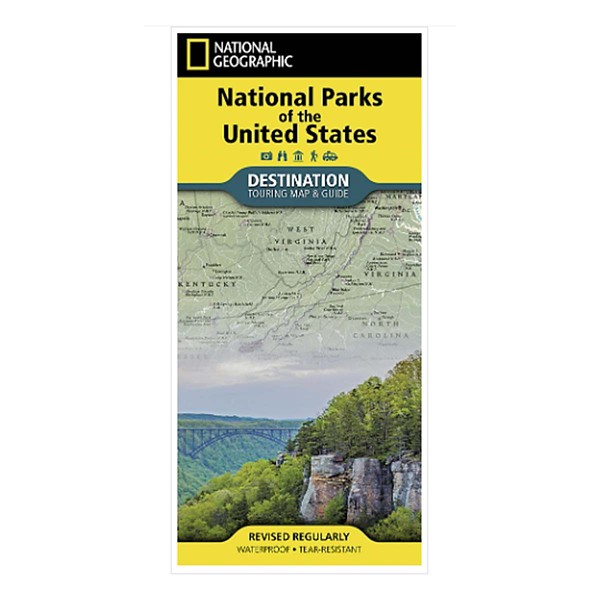 National Geographic Maps National Parks Of The US Map