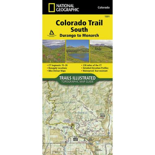 National Geographic Colorado Trail South Topographic Map Guide