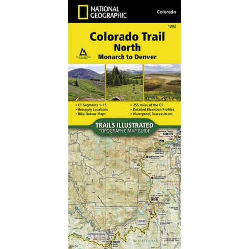 National Geographic Colorado Trail North Topographic Map Guide